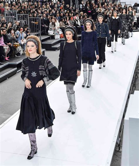 the chanel show|chanel fashion show models.